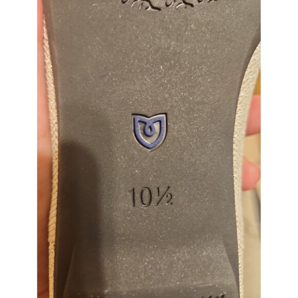 Rothy's "The Knot Point II" Flats in "Diamond Metallic" Silver Size 10.5 - Picture 10 of 12